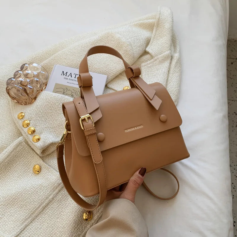Vintage Style Women's Shoulder Bag Messenger Bow Handbag
