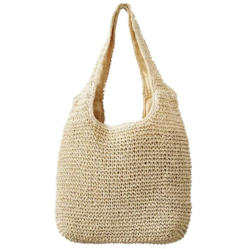 Vintage Summer Travel Bag Bohemian Shopper Beach