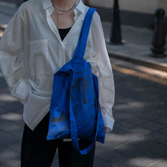 Vintage Tie-dye Women Shoulder Bag Large Capacity Crossbody Handbag