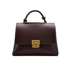 Vintage Winter PU Leather Tote Bag Women Handbag Mini Shoulder Messenger
