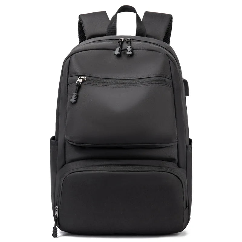 Vintage USB Charging Backpack Large Capacity Business Computer Bag