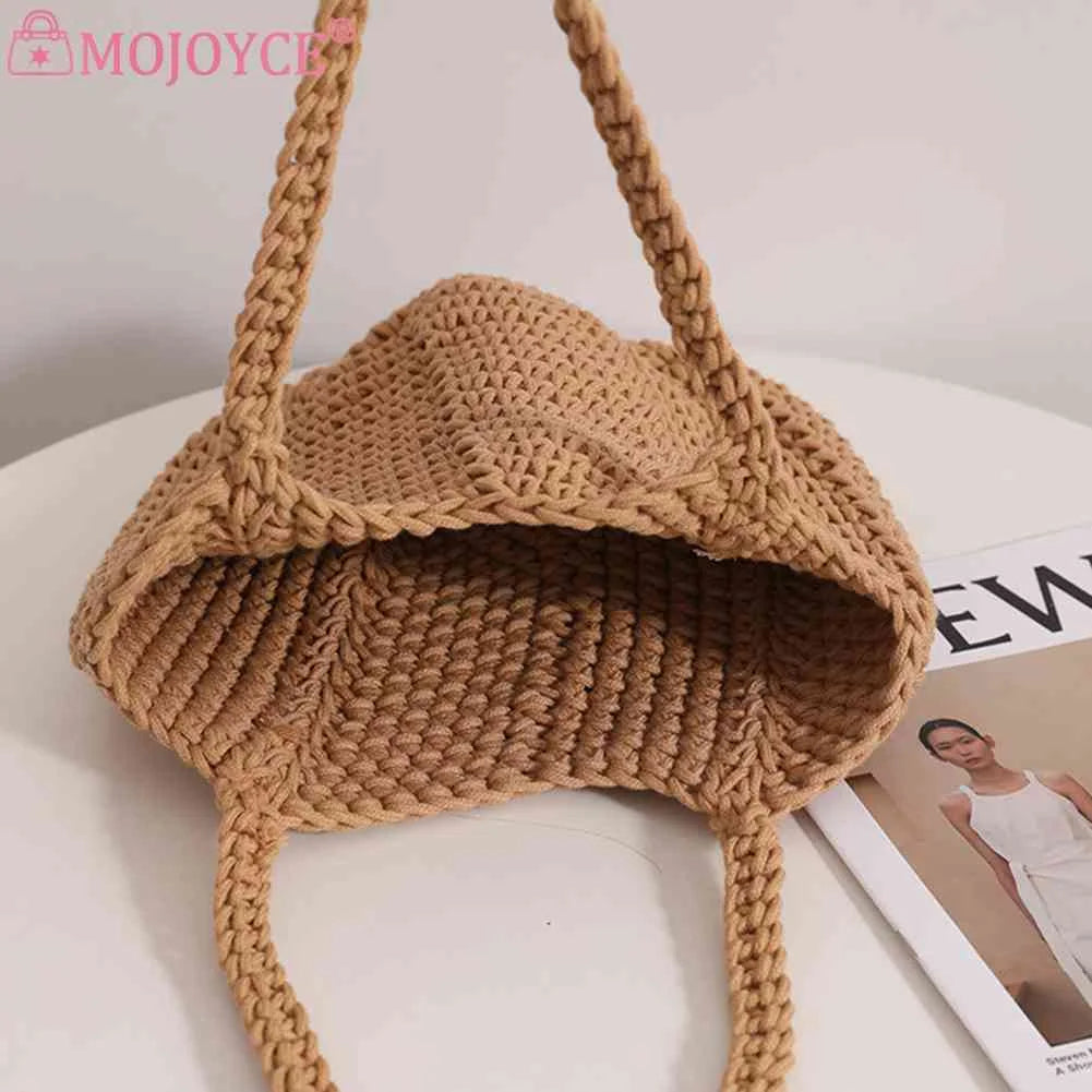 Vintage Weaving Hand Bag Summer Casual Portable for Seaside