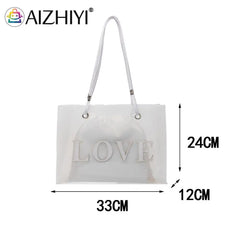 Vintage Women 2pcs Composite Bags Large Capacity Tote Handbags