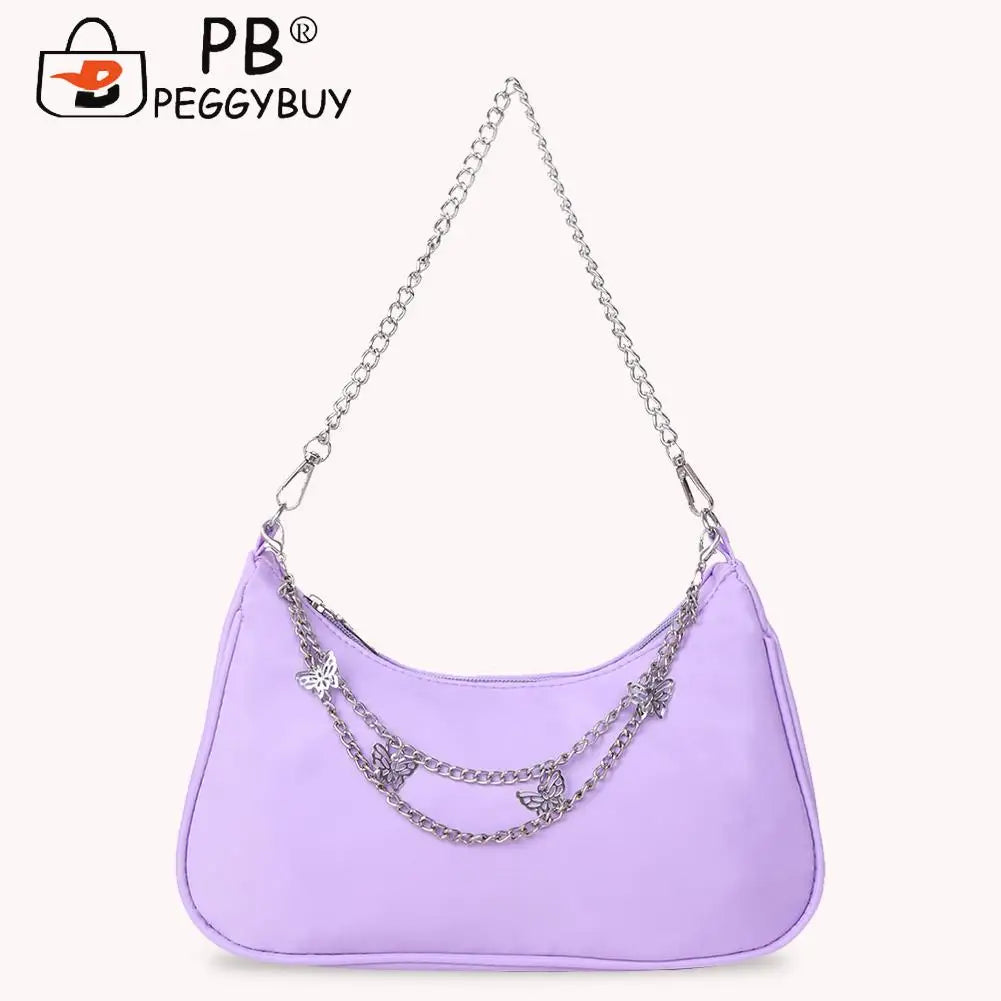Vintage Butterfly Chain Mini Shoulder Bags for Women