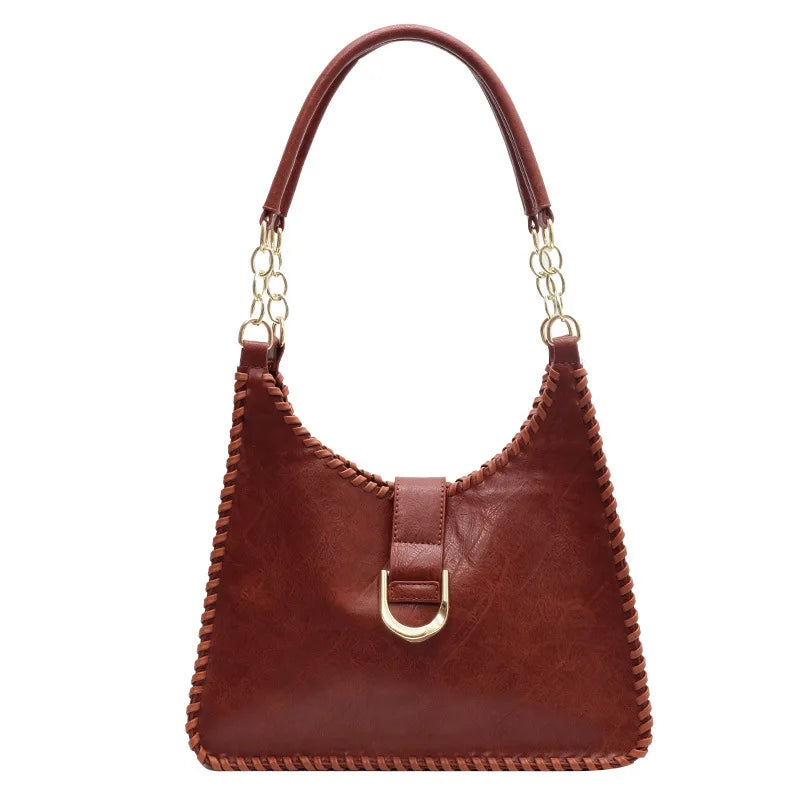 Vintage Women Composite Bags Commute Shoulder Pack Chains Handbags
