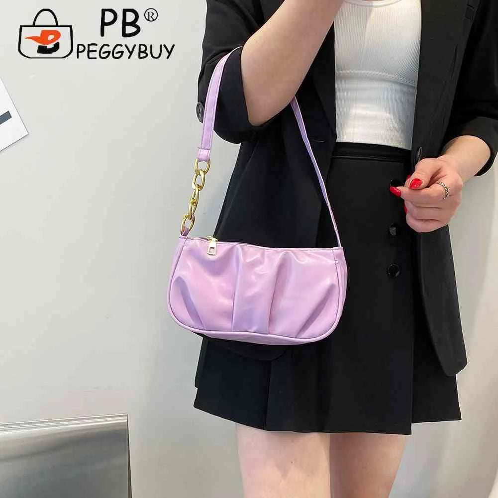 Vintage Women Underarm Bag Small Handbag