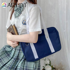 Vintage Women Shoulder Bag Contrast Oxford Messenger Bags