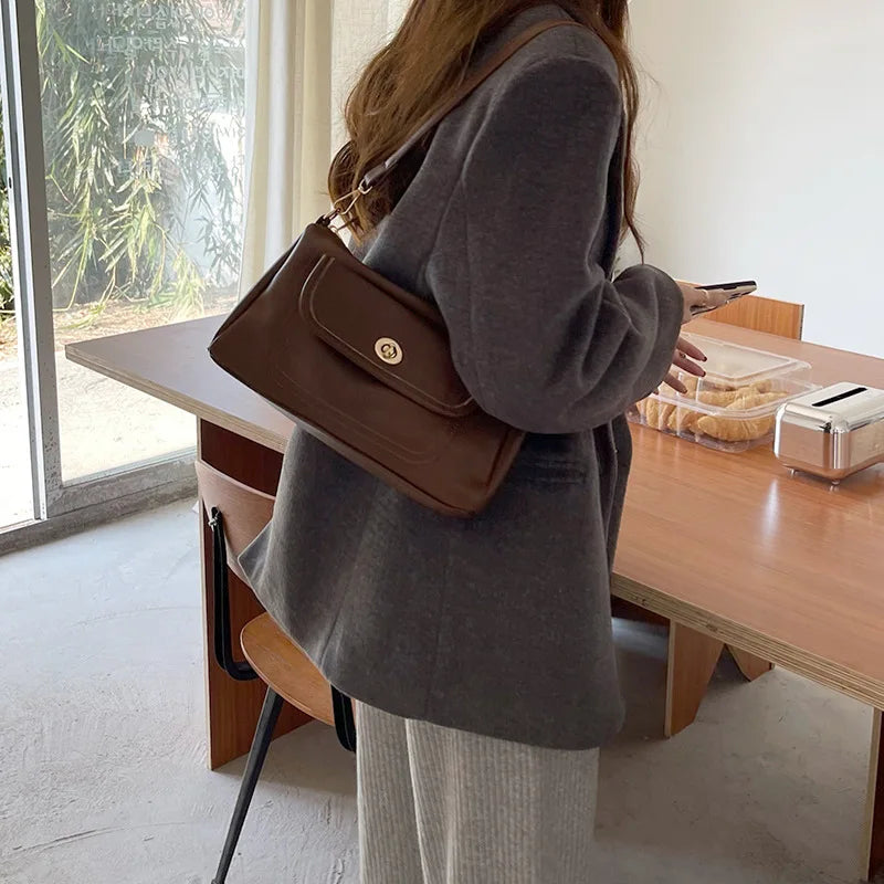 Vintage Women Shoulder Bag Large Capacity Crossbody Bags