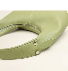 Vintage Women Shoulder Bag Solid PU Leather Under Arm Bags Soft Leather Hobo Sho