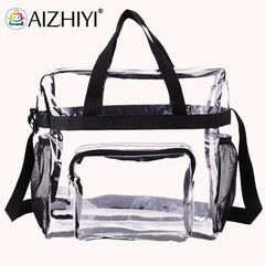 Vintage PVC Women Shoulder Bag Large Capacity Crossbody for Travel