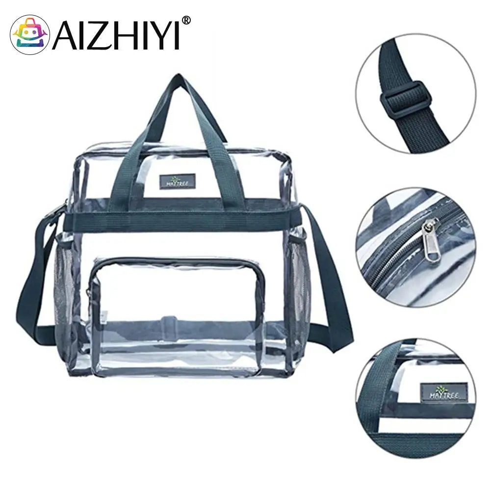Vintage PVC Women Shoulder Bag Large Capacity Crossbody for Travel