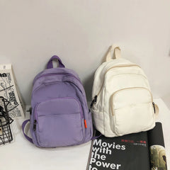 Vintage Women's Backpack Travel Bag Large Capacity Casual Knapsack