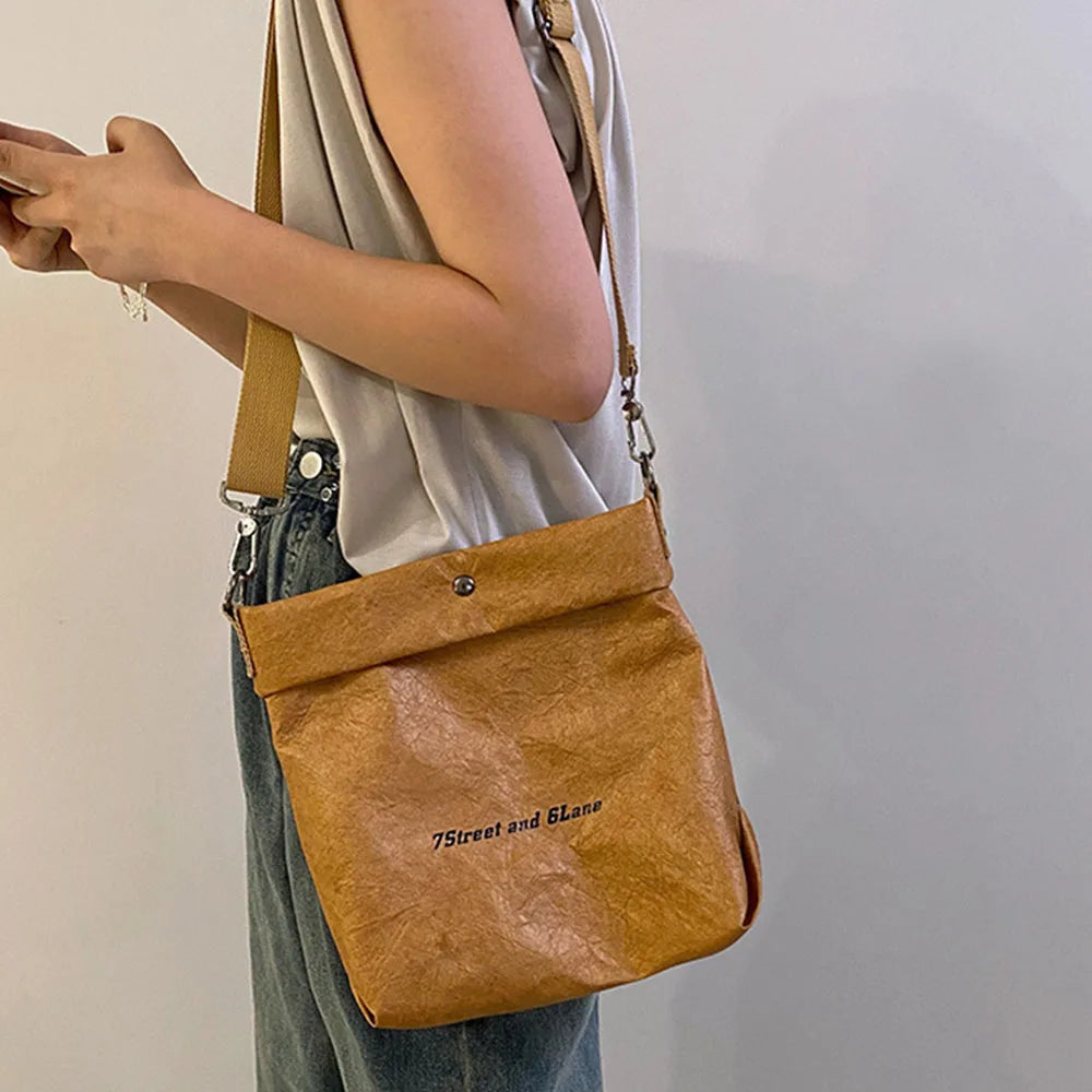 Vintage Women's Shoulder Bag Large Capacity Shopping Retro Style