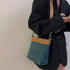 Vintage Women's Shoulder Bag Large Capacity Shopping Retro Style