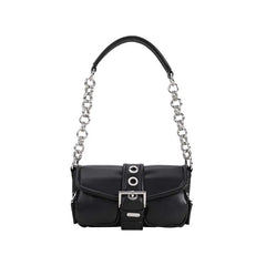 Vintage Small Shoulder Bag Retro Leather Ladies Underarm Chain Mini