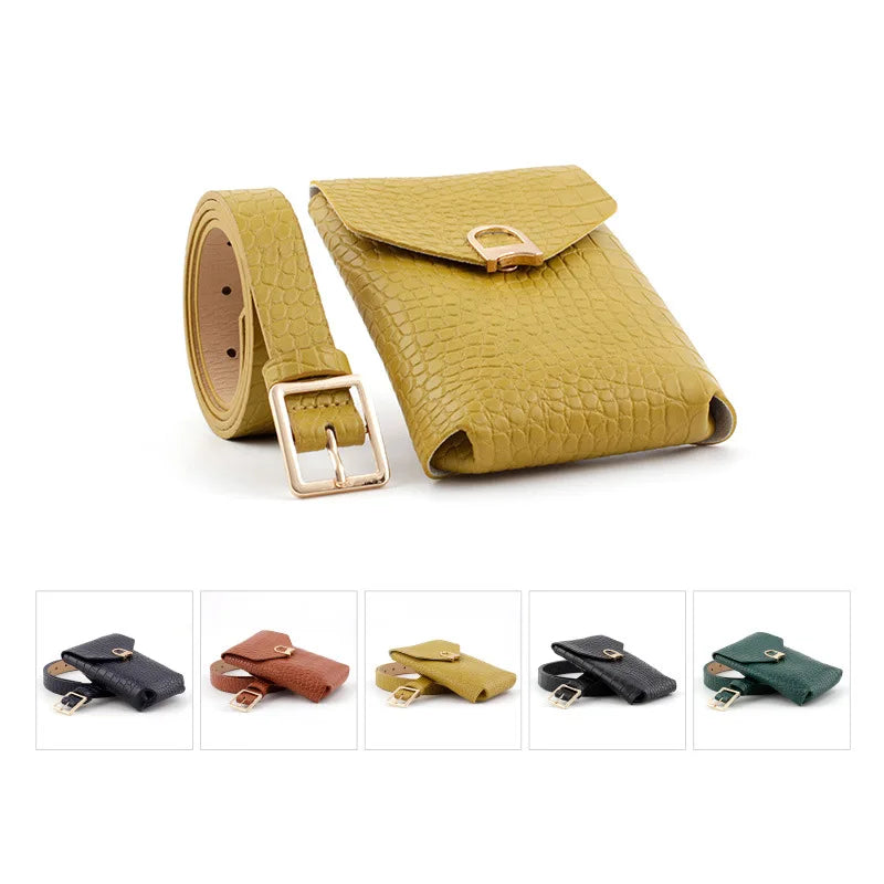 Vintage Wrist Pack Belt Bag Handbags for Women