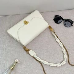 Vintage Crossbody Shoulder Bag PU Leather Handbags Ladies Braided