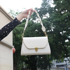 Vintage Crossbody Shoulder Bag PU Leather Handbags Ladies Braided