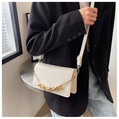 Vintage Handbag Chain Women's Textured One Shoulder Messenger Bag