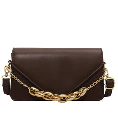Vintage Handbag Chain Women's Textured One Shoulder Messenger Bag