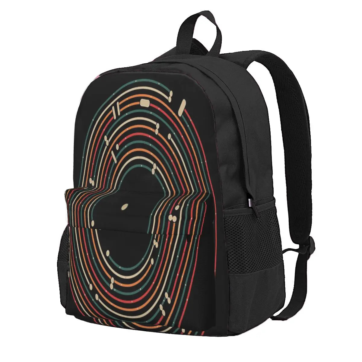 Vinyl Music Metro Record Map Backpacks for Men and Women