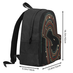 Vinyl Music Metro Record Map Backpacks for Men and Women