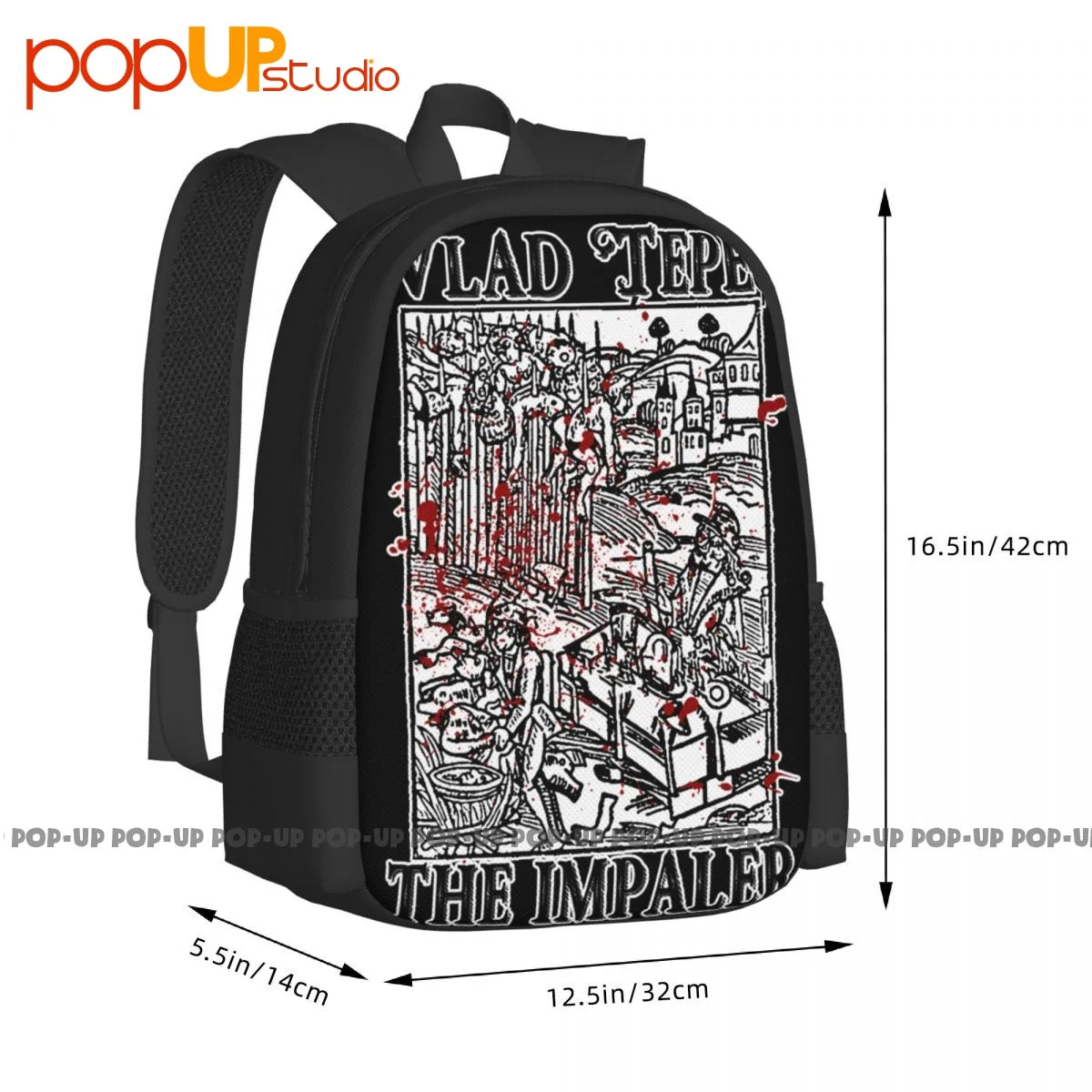 Vlad Tepes Dracula The Impaler Backpack Large Capacity Vintage Swimming