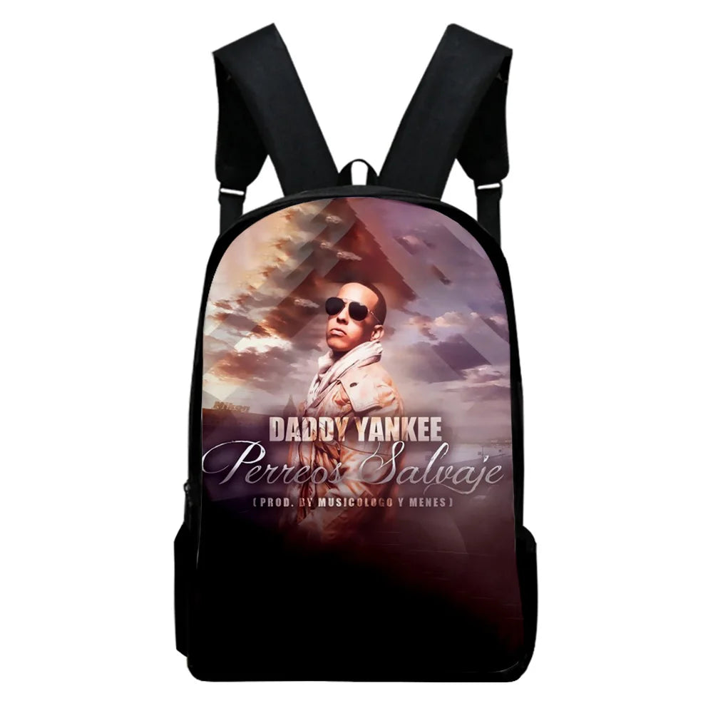 Daddy Yankee Rucksack Cosplay Laptop Bag Harajuku Daypacks