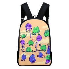 Jacknjellify Zipper Bag 3D Print Backpack School Hip Hop Casual Pack
