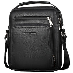 WEIXIER Casual Men Crossbody Bags Pu Leather Messenger Bag Men Handbag