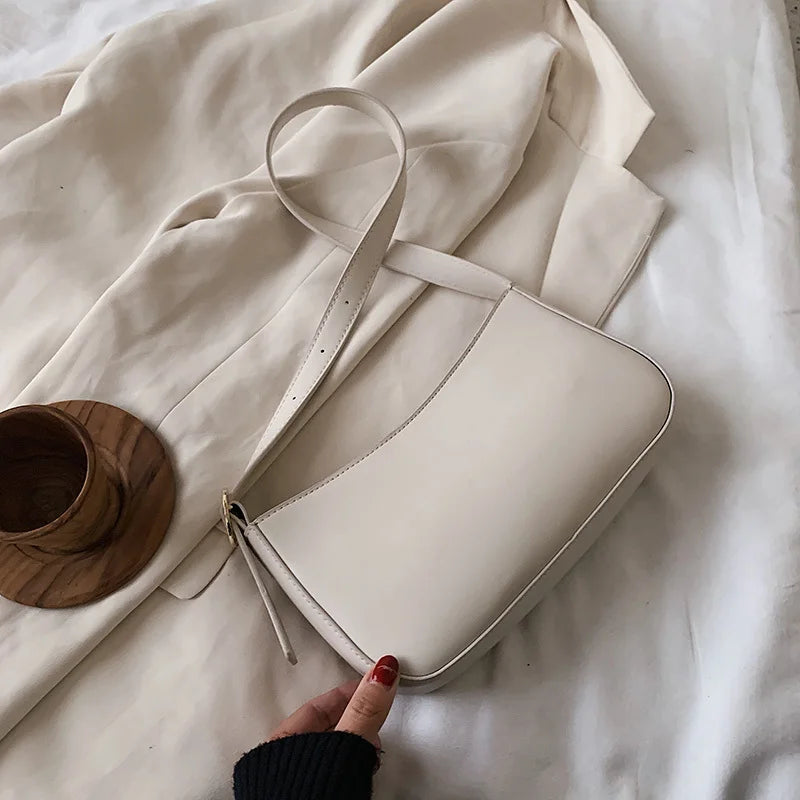 Small PU Leather Shoulder Bags For Women Travel Totes
