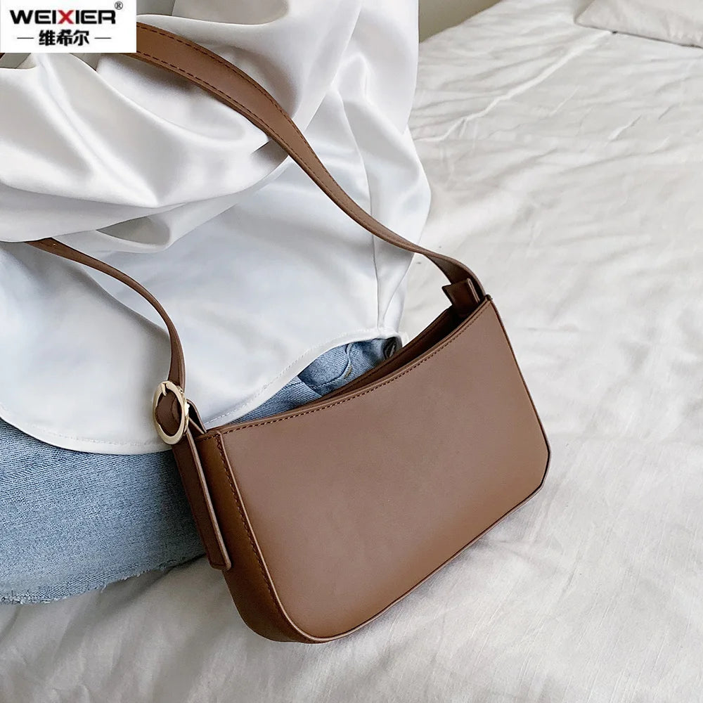 Small PU Leather Shoulder Bags For Women Travel Totes