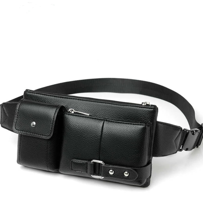 Men's Outdoor Waist Pack Retro Cigarette Banknote Wallet Mobile Phone Bag