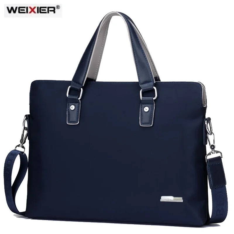 Oxford Waterproof Men Briefcase Bag Shoulder Bag Tote Canvas Laptop Bag