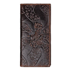 Goats Pattern Leather Men's Wallets High Real Leather Man Purse