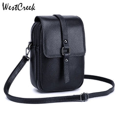 Soft Leather Messenger Bag for Women Crossbody Purse Adjustable Strap