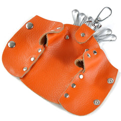 Split Leather Buckle Small Key Wallet Holder Case Key Clip Storage Bag