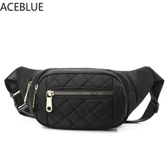 Women's Waist Bag Fanny Pack Oxford Sports Bum Bag Chest Pocket