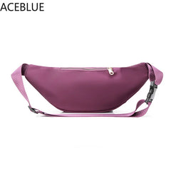 Women's Waist Bag Fanny Pack Oxford Sports Bum Bag Chest Pocket