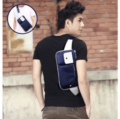 Waterproof Waist Bag Men Women Belt Chest Handbag Fanny-pack Solid Pack
