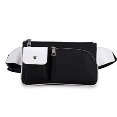 Waterproof Waist Bag Men Women Belt Chest Handbag Fanny-pack Solid Pack