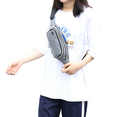 Portable Shoulder Waist Bag Double Pocket Wild Backpack