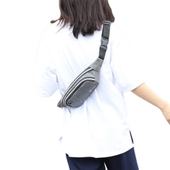 Portable Shoulder Waist Bag Double Pocket Wild Backpack