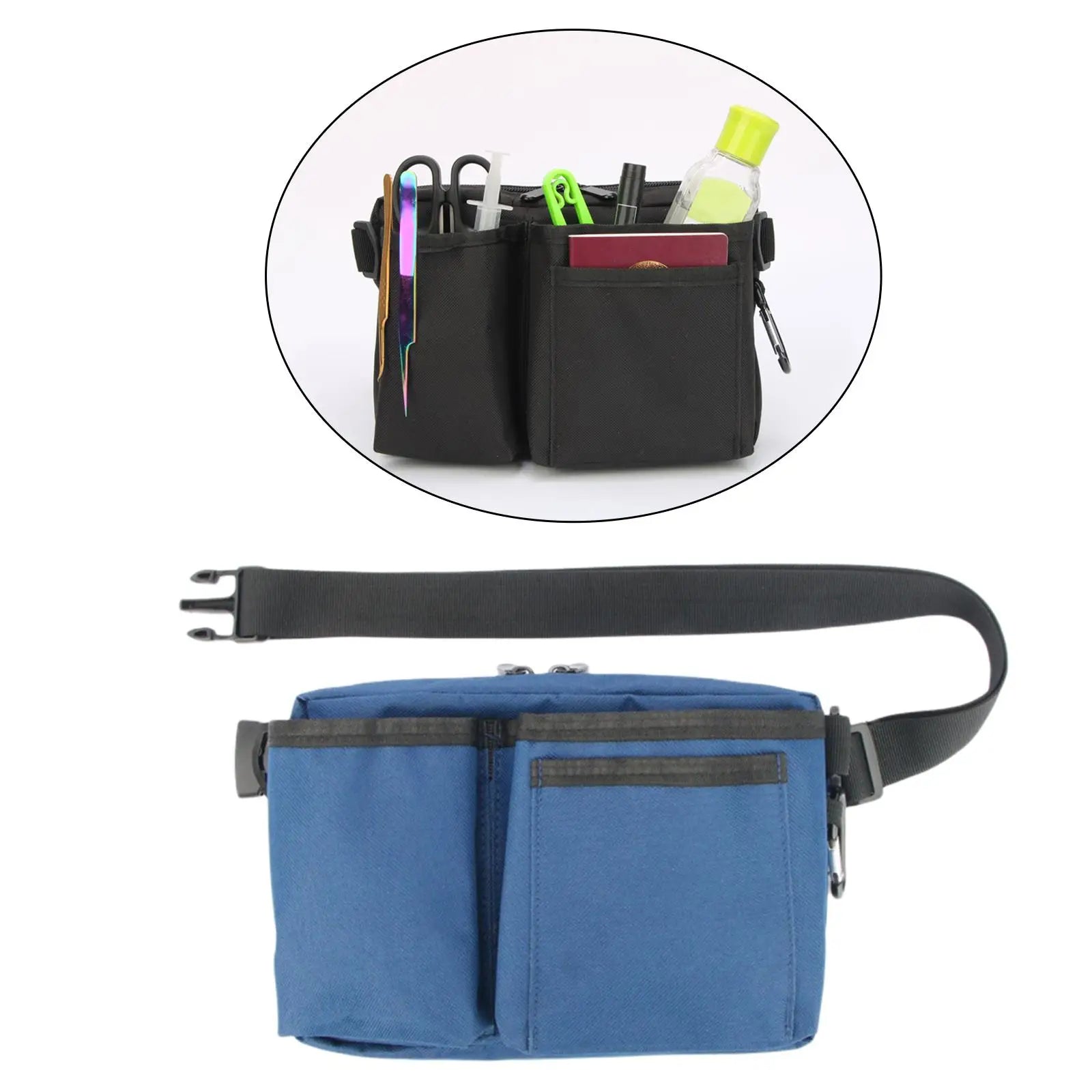Waist Bag Pockets Nurse Fanny Pack for Nurses Thermometers Workout