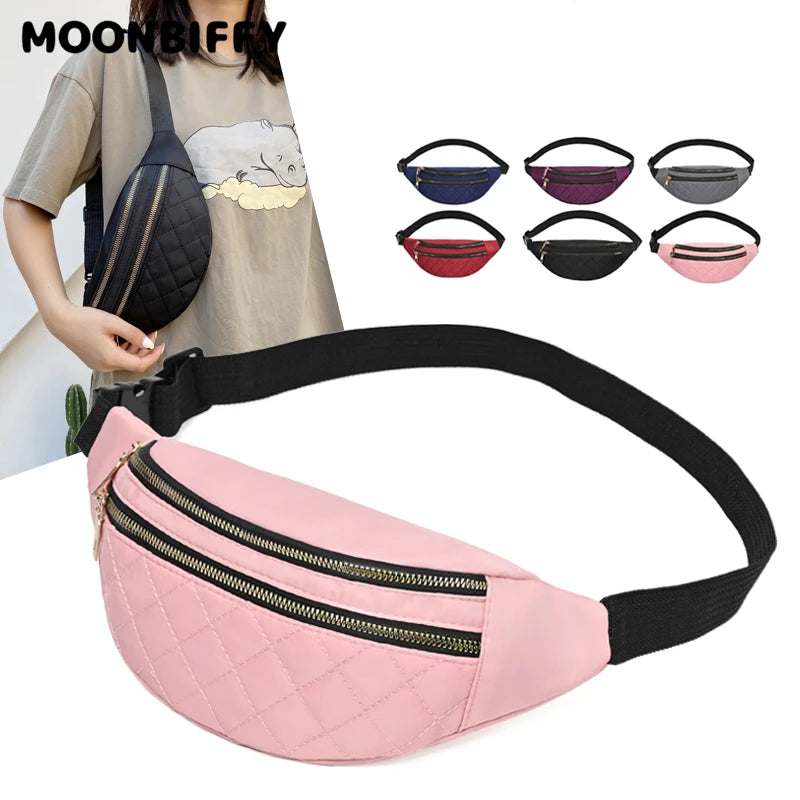 Women Waist Bag Fanny Pack Chest Shoulder Belt Packs Party Lady Purse Bum Bags