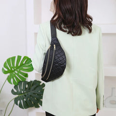Waist Bag Women Oxford Fanny Pack Chest Shoulder Belt Bag Packs