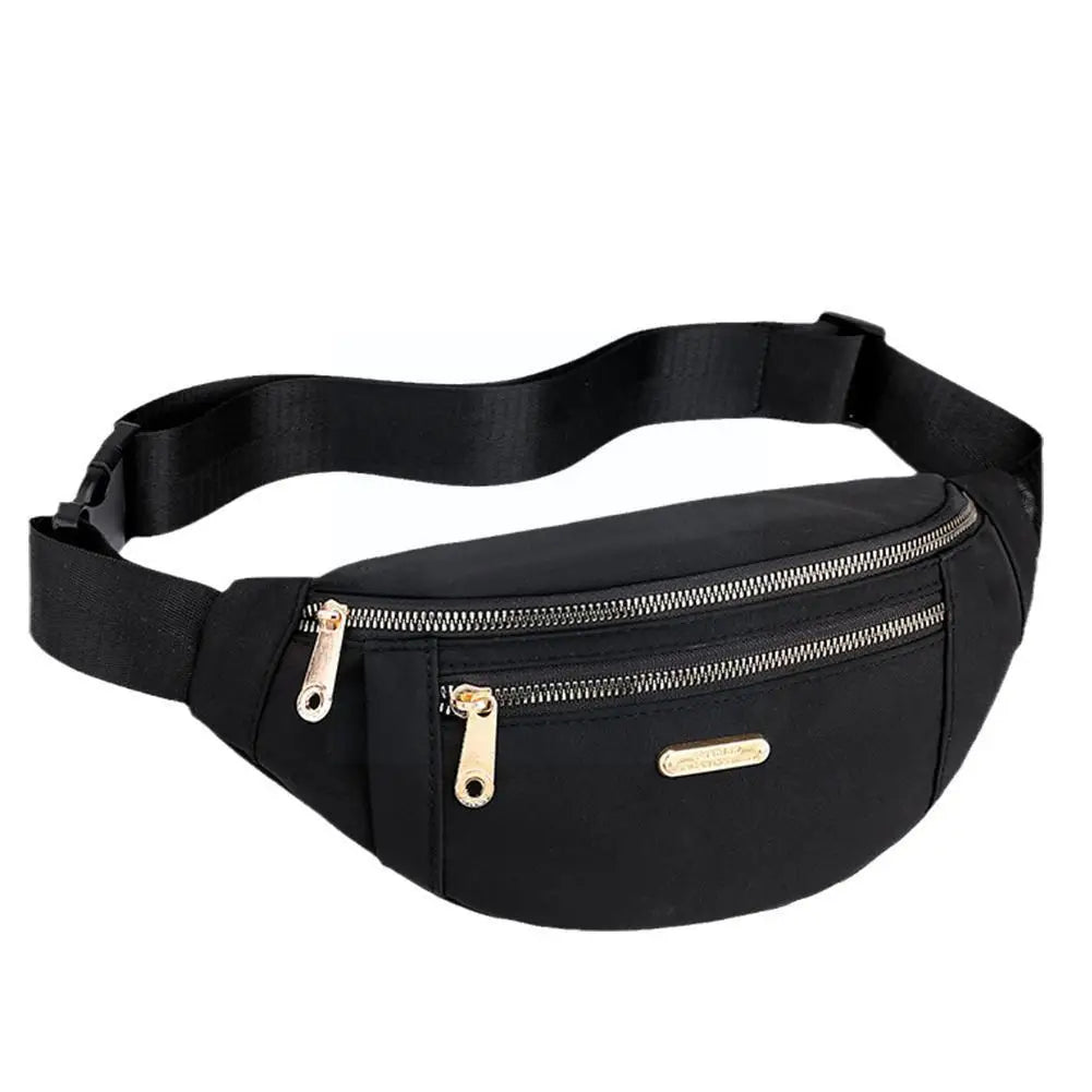 Pink Waist Bag Women Men Chest Pack Purse Fanny Handbag