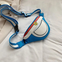 Women's Cartoon Waist Bag Fanny Pack Hip Package Crossbody Purse PU Leather