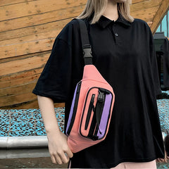 Canvas Waist Bag Women's Fanny Pack Hip Ho...