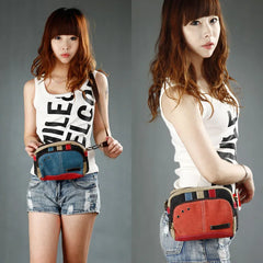 Canvas Waist Bag Fanny Pack Belt Hip Bum Phone Purse